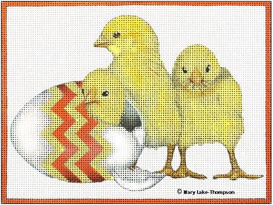 click here to view larger image of Chicks (hand painted canvases)