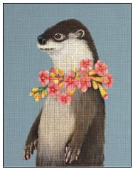 click here to view larger image of Otter (hand painted canvases)