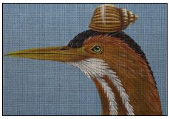 click here to view larger image of Bittern (hand painted canvases)