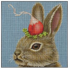 click here to view larger image of Radish Bun (hand painted canvases)