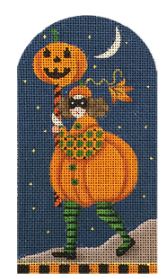click here to view larger image of Pumpkin Girl (hand painted canvases)