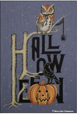 click here to view larger image of Halloween (hand painted canvases)