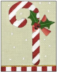 click here to view larger image of Candy Cane (hand painted canvases)