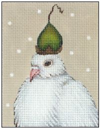 click here to view larger image of Seed Pod Dove (hand painted canvases)