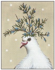click here to view larger image of Cedar Dove (hand painted canvases)