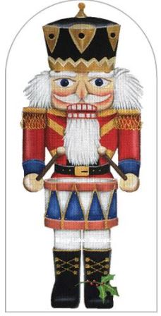 click here to view larger image of Drummer Nutcracker (hand painted canvases)