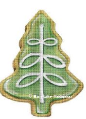 click here to view larger image of Leafy Tree Cookie (hand painted canvases)