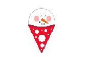 click here to view larger image of Dots Sno Cone (hand painted canvases)