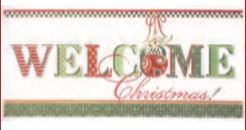 click here to view larger image of Welcome Christmas (hand painted canvases)
