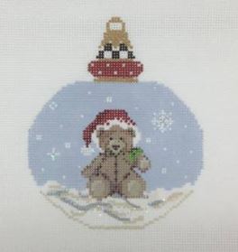 click here to view larger image of First Teddy Bear Ornament (hand painted canvases)