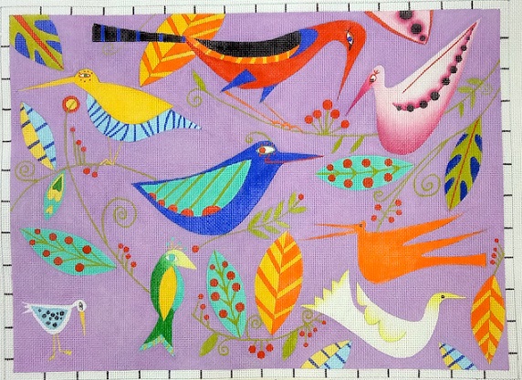 click here to view larger image of All The Birds (hand painted canvases)