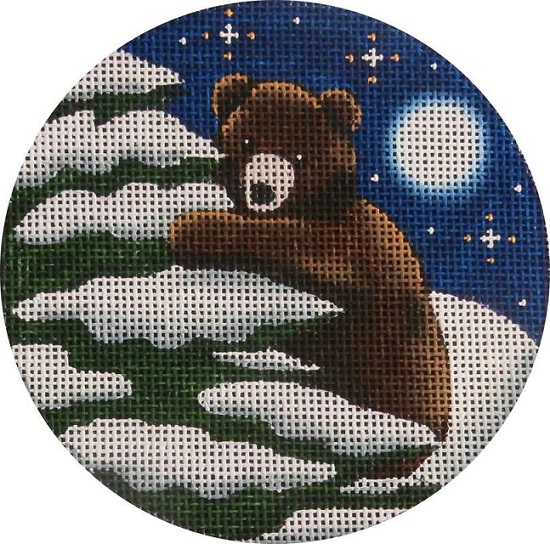 click here to view larger image of Tree Cub Ornament (hand painted canvases)