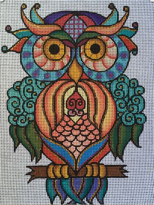 click here to view larger image of Tahitian Owl (hand painted canvases)