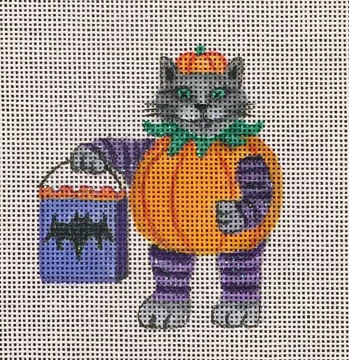 click here to view larger image of Pumpkin Kitty Ornament (None Selected)