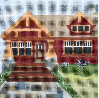 click here to view larger image of Craftsman House (hand painted canvases)