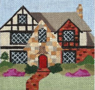 click here to view larger image of Tudor House (hand painted canvases)