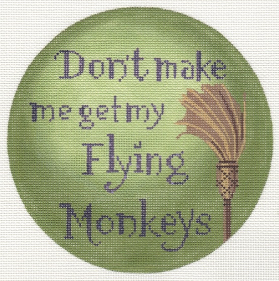 click here to view larger image of Dont Make Me Get My Flying Monkeys (hand painted canvases)